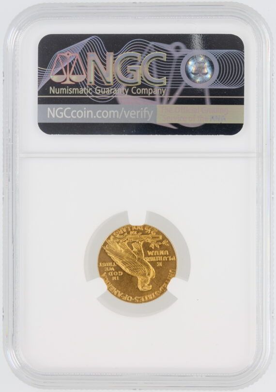 1911 Quarter Eagle NGC MS61 $2.50 Indian Head - Image 3