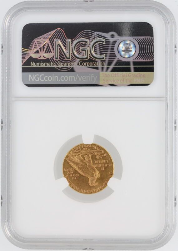 1912 Quarter Eagle NGC MS61 $2.50 Indian Head - Image 3