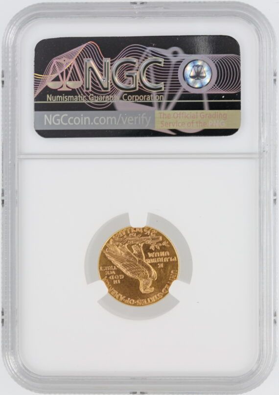 1912 Quarter Eagle NGC MS62 $2.50 Indian Head - Image 3