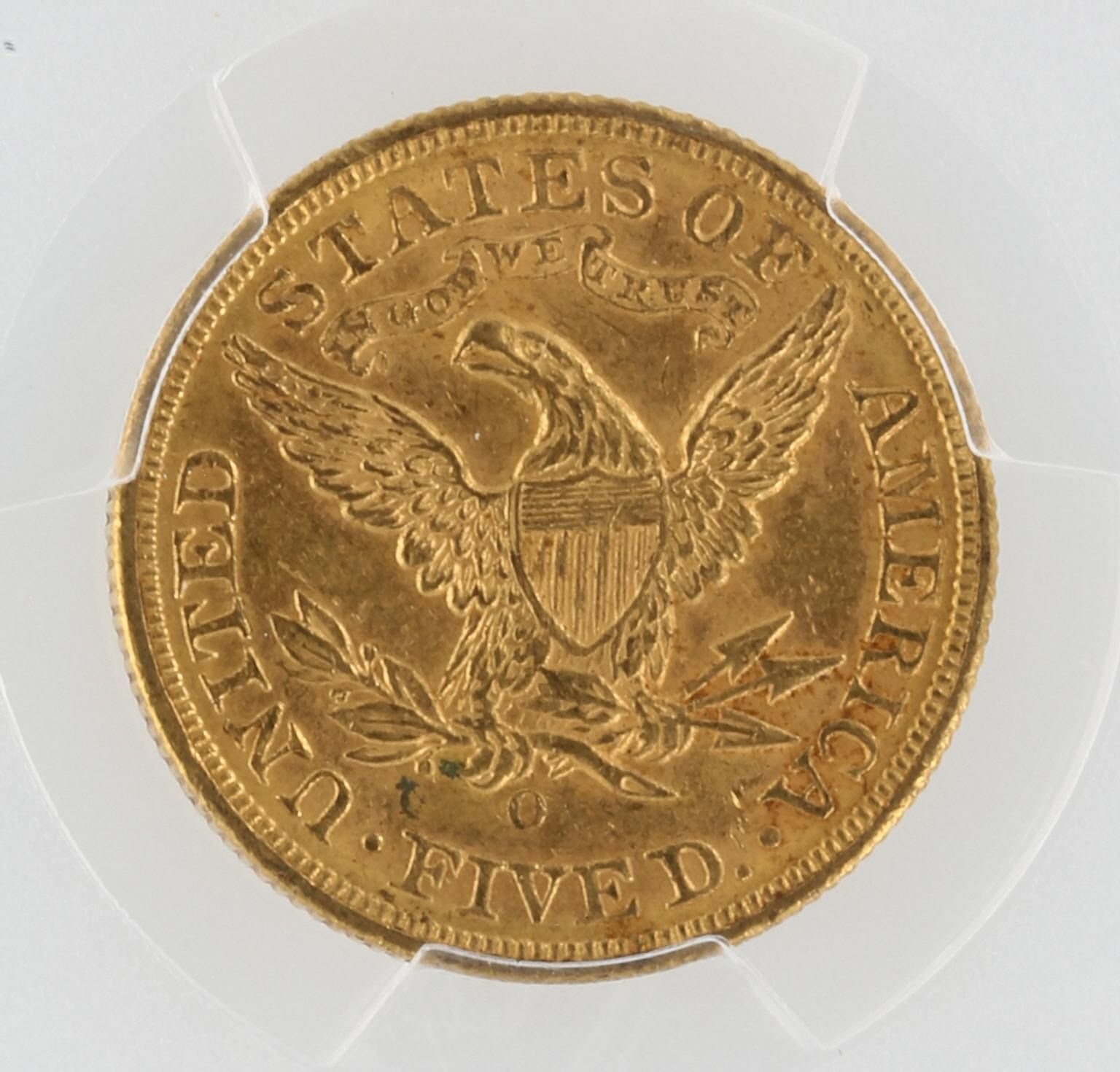 1893-O Half Eagle PCGS MS62+ $5 - Image 3