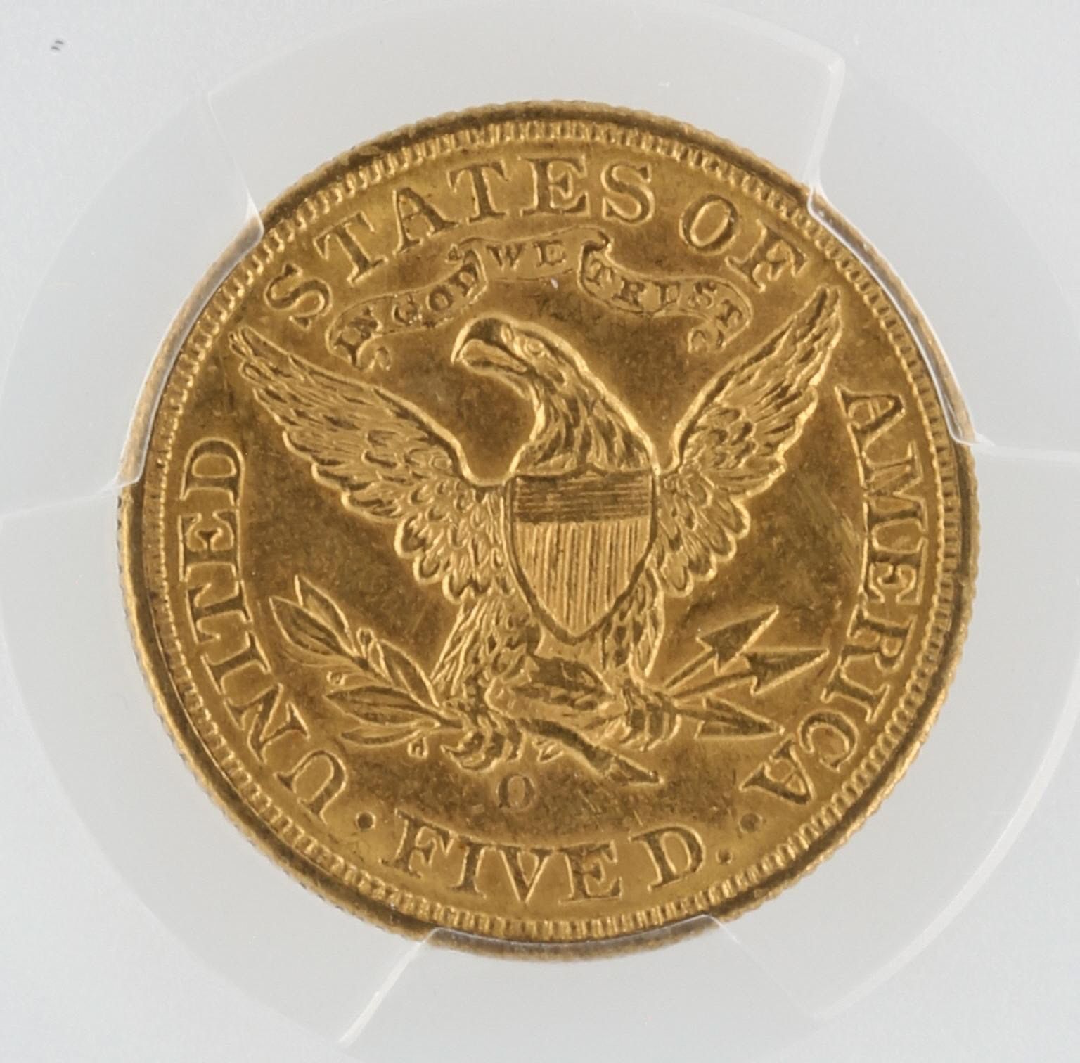 1893-O Half Eagle PCGS MS62+ $5 - Image 3