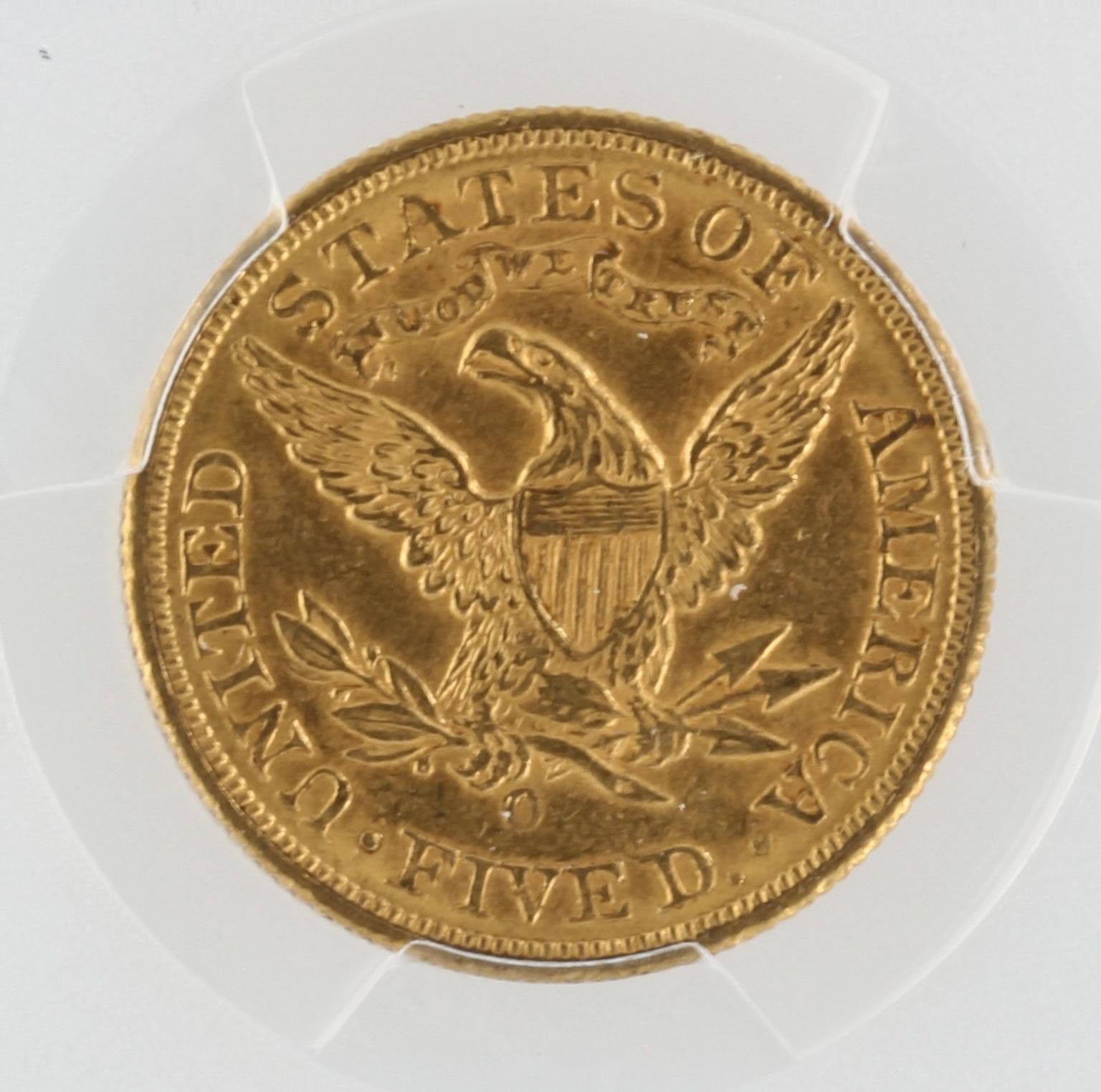 1893-O Half Eagle PCGS MS62+ $5 - Image 2