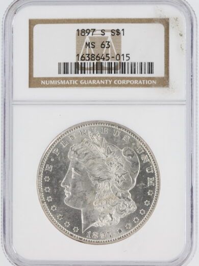1897-S Morgan Dollar NGC MS63 S$1