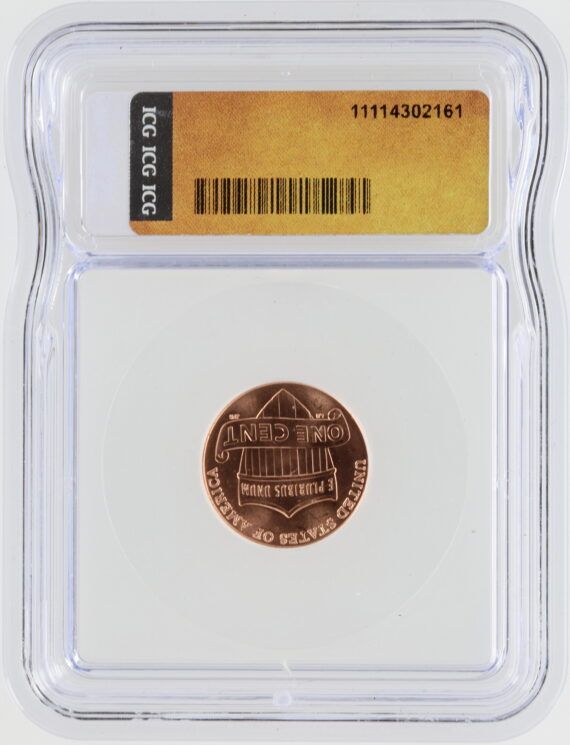 2025-P Last Year of Issue ICG MS66 RD 1C Penny Lincoln Cent