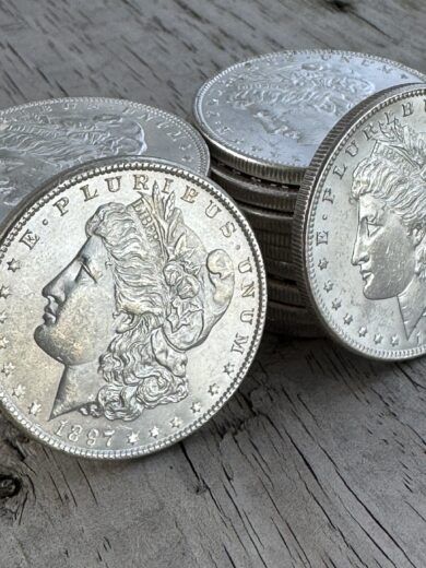 1897 Morgan Silver Dollar BU Lot of 20 S$1 Coins